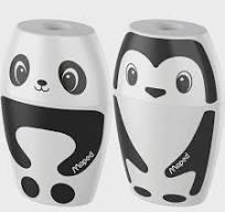 Apontador Shakky Panda e Pinguim - Maped