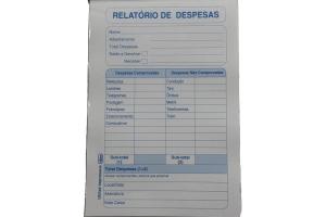 Bloco Relatório De Despesas 110Mmx160Mm 50 Folhas - Tilibra