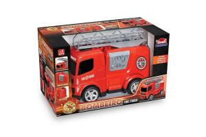 Caminhão Bombeiro Fire Truck  Com Escada - Usual Brinquedos 3+