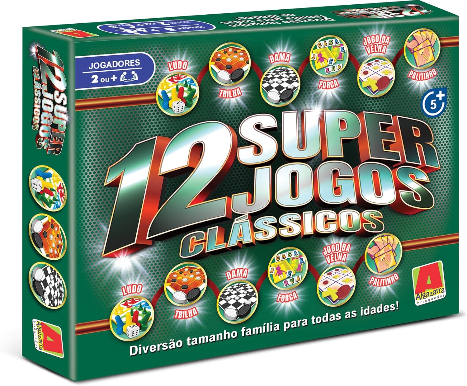 12 Super Jogos Clássicos - Diversão Novo Mundo