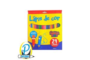 Lapis de cor 24 Cores Gatte