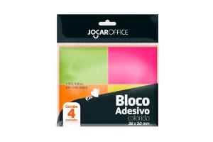 Bloco Adesivo Lembrete Sortido Cores Neon 38Mmx50Mm 4X100 Folhas - Leonora