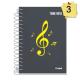 Caderno 1/8 Espiral C. Dura Tome Nota 96Fls Sortido - Credeal