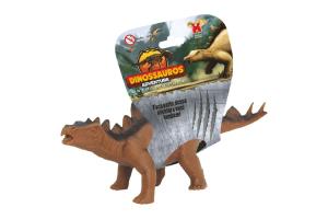 Boneco Dinossauro Estegossauro Adventure - Mister Brinque 3+