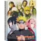 Caderno 1 Matéria 80Fls Naruto C. Dura Sortido - Sao Domingos