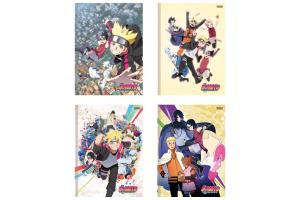 Caderno 1/4 Brochurão 80 fls Boruto C. Dura Sortido - Sao Domingos