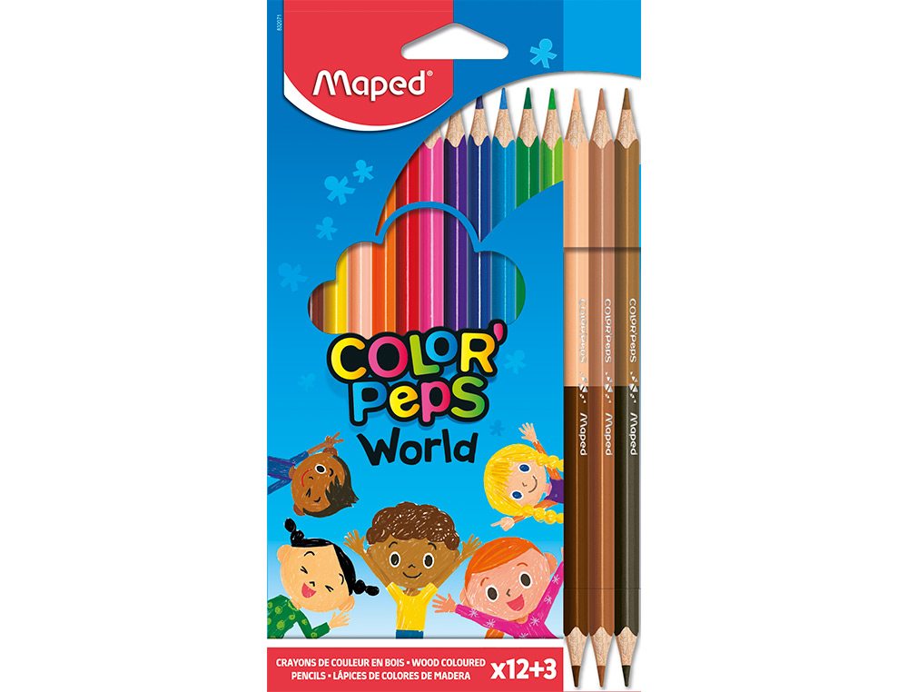 Lápis de Cor Colorpeps 12 Cores - Maped