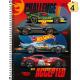 Caderno 1 Matéria 80Fls Hot Wheels C. Dura Sortido - Tilibra