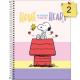 Caderno 1 Matéria 80Fls Snoopy Connect C. Dura Sortido - Tilibra