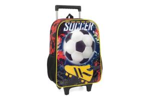 Mochila com Rodinhas Futebol Soccer - Maxlog