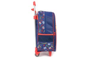 Mochila com Rodinhas Superman Azul - Maxlog