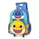 Mochila com Rodinhas Baby Shark Azul Infantil - Maxlog