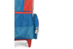 Mochila com Rodinhas Vingadores Avengers com bolso frontal azul - Maxlog