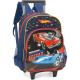 Mochila com Rodinhas Hot Wheels com alça Azul - Maxlog