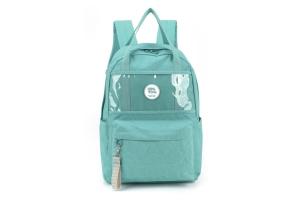 Mochila de Costas UP4YOU Verde  com bolso transparente und - Maxlog