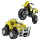 Carrinho Rally Desafio Extreme Com Moto - Bstoys 3+