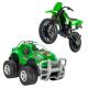 Carrinho Rally Desafio Extreme Com Moto - Bstoys 3+