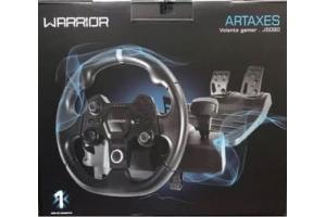 Controle Volante Gamer Warrior Artaxes Com Câmbio E Pedal Ps4, Ps3, Xbox One, Switch, Pc - Multilaser