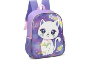 Mochila de Costas Gatinha Cindy Roxa und - Maxlog