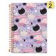 Caderno 1 Matéria 80Fls Cute Cat C. Dura Sortido - Cadersil