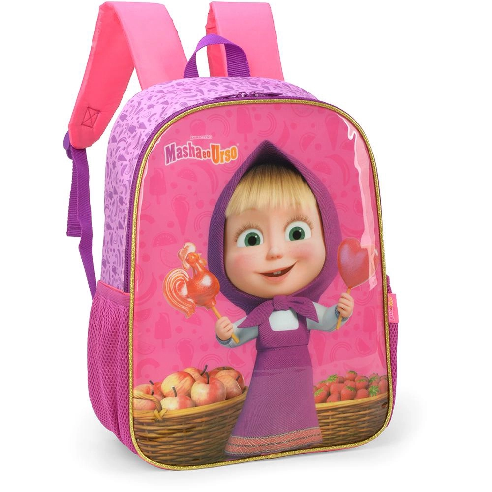 Mochila De Costas Masha e o Urso Doces und - Maxlog