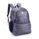 Mochila De Costas Crinkle Metalizada Azul UP4YOU und - Maxlog