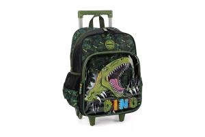 Mochila com Rodinhas Dino Up4You Verde - Maxlog