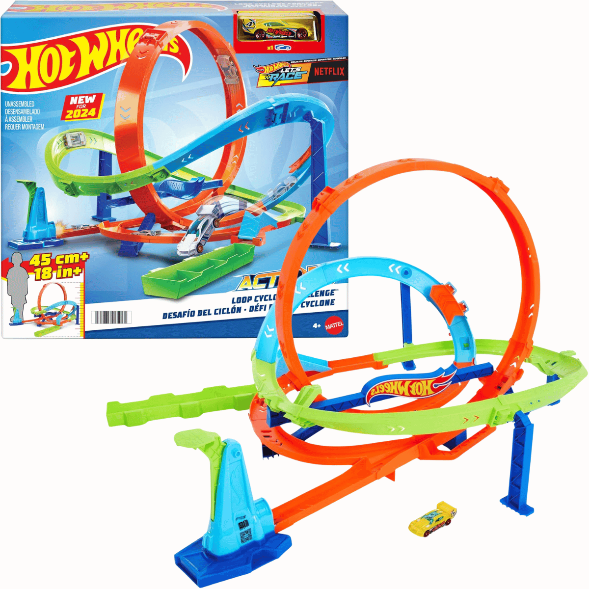 Pista Hot Wheels Action Desafio Extremo Do Ciclone - Sem Marca 4+