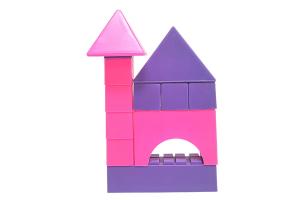 Blocos Castelo Criativo Princesas Com 12 Peças - Mini Toys 3+