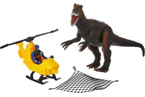 Boneco Dinossauro Resgate Dinopark Hunters - Bee Toys 3+