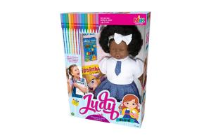 Boneca Judy Milk Student  Negra - Milk 3+