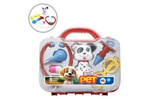 Brinquedo Maleta Infantil Meupet Veterináo Com 5 Peças - Pakiplast 3+