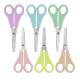 Tesoura Escolar Cores Pastel Sortidas 13cm - Leonora