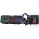 Teclado Combo Need Gamer 4 Em 1 - Teclado, Mouse, Headset E Mouse Pad - Leonora