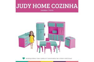 Boneca Judy Cozinha Home - Samba Toys 3+