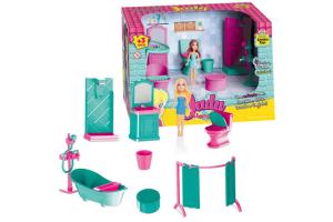 Boneca Judy Home Banheiro  - Samba Toys 3+