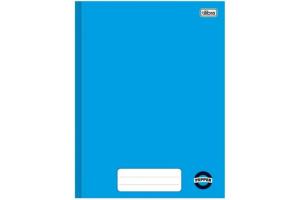 Caderno Brochurão 80Fls Pepper Azul C. Dura Und - Tilibra