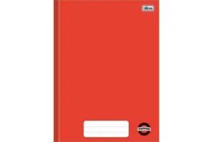 Caderno Brochurão 80Fls Pepper Vermelho C. Dura Und - Tilibra