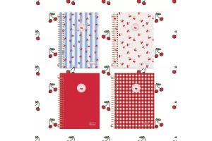 Caderno 1 Matéria 80Fls Cherry Lovers C. Dura Sortido - Cadersil