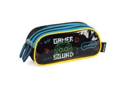 Estojo Triplo Gamer  Preto  und - Maxlog