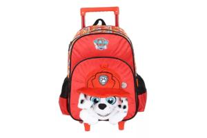 Mochila com Rodinhas Patrulha Canina Mashall Pelúcia und - Maxlog