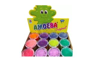 Slime  Pote 100G Amoeba 110 Cores Sortidas - Asca Toys 3+