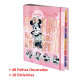 Fichário Minnie Mouse Disney +48 Folhas Decoradas Licenciado