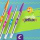 Caneta Esferográfica Jet Lux 1.0mm Jumbo 4 Cores - Compactor
