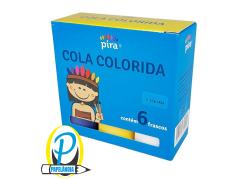 Cola Colorida 6 cores 25g Piratininga