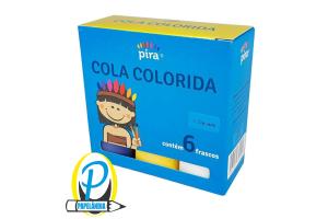 Cola Colorida 6 cores 25g Piratininga