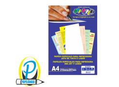 Papel Especial A4 Madeira Branco